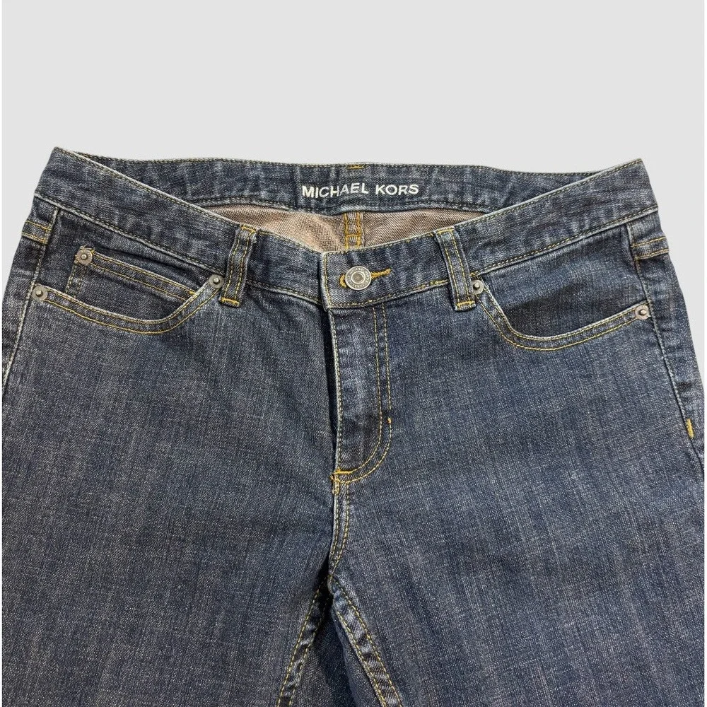 Michael Kors Dark Blue Wide Leg Jeans